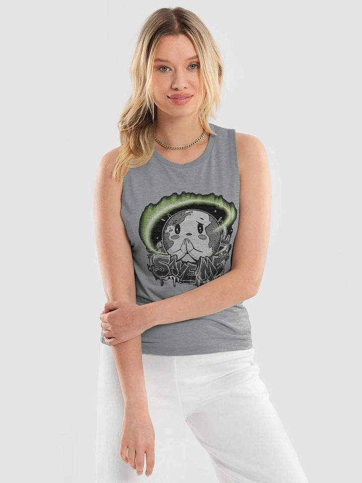 Save Me Women's Flowy Muscle Tank – Empower Change in Style product image (1)