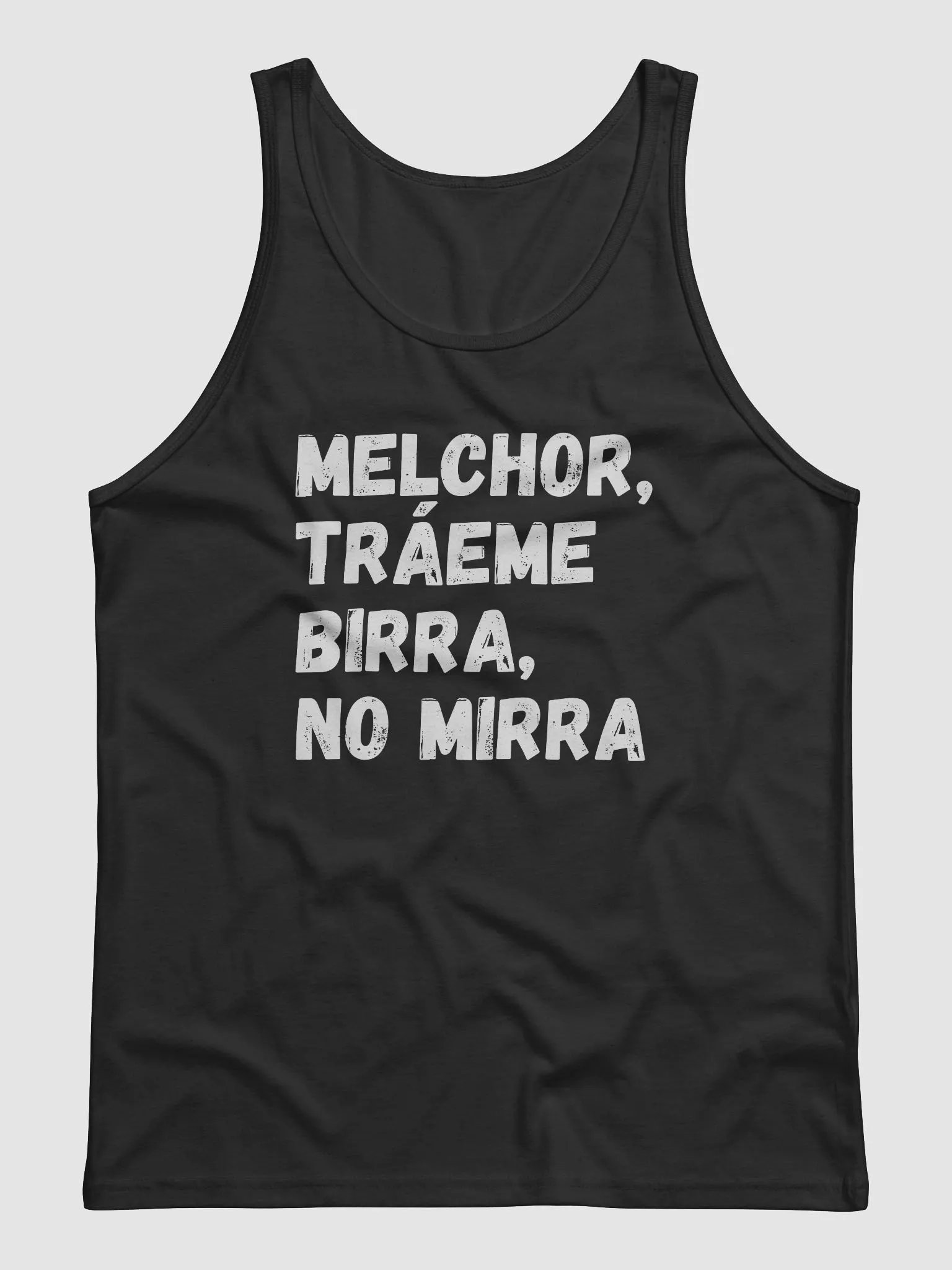 Melchor, Tráeme Birra Tank Top Unisex product image (1)