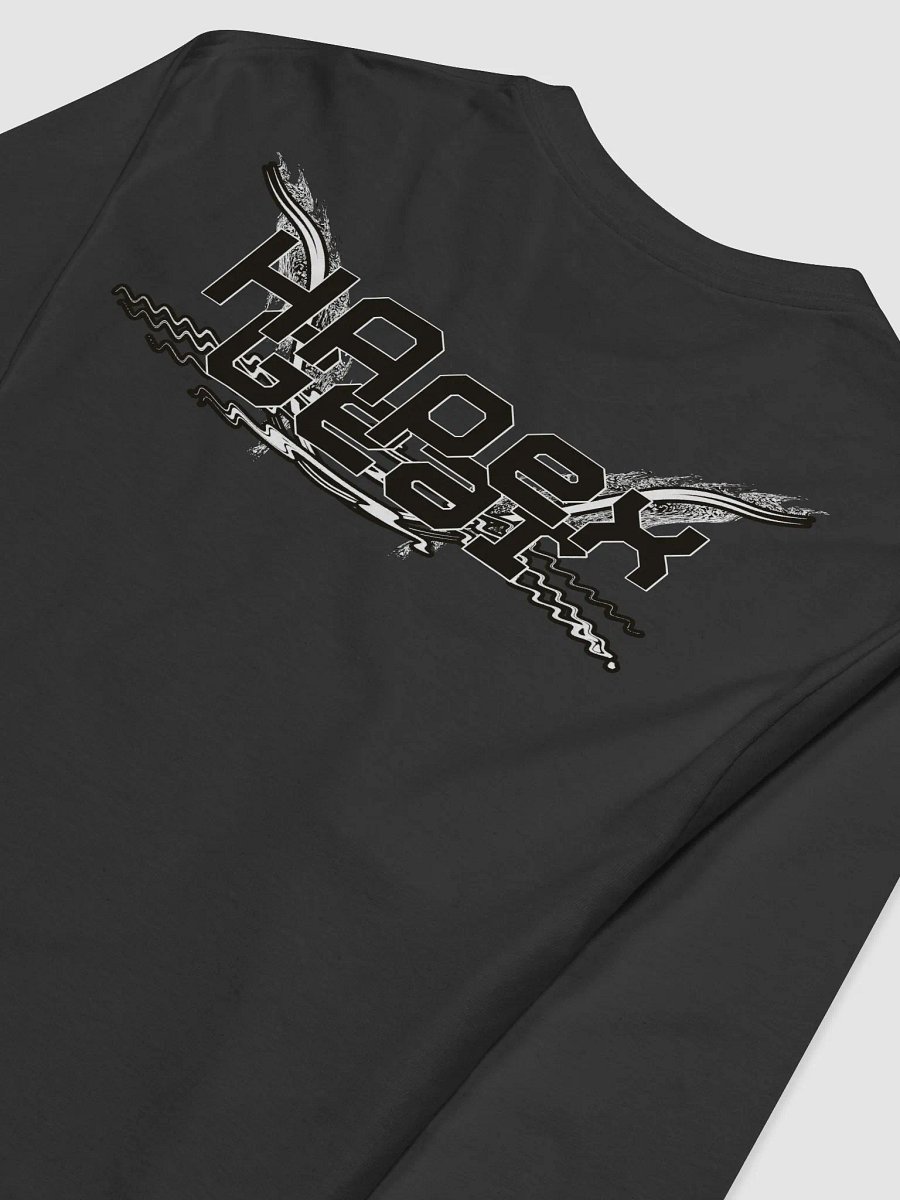 Long Sleeve Shirt - Black HApex Gear White Logo product image (4)