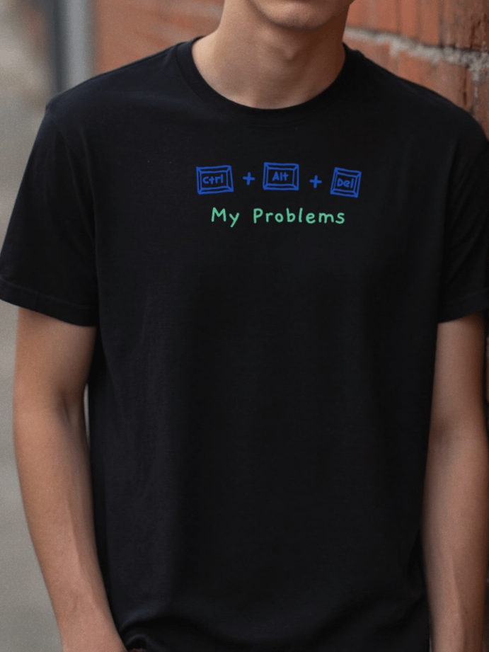 Ctrl+Alt+Del My Problems T-shirt product image (3)