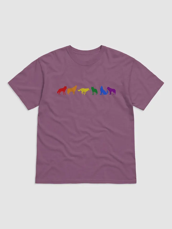Rainbow Pride Wolves Men's T-Shirt product image (12)
