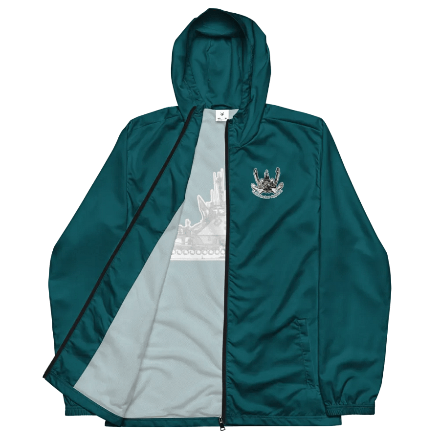 Teal Foss Tugboat Sketch Windbreaker product image (5)