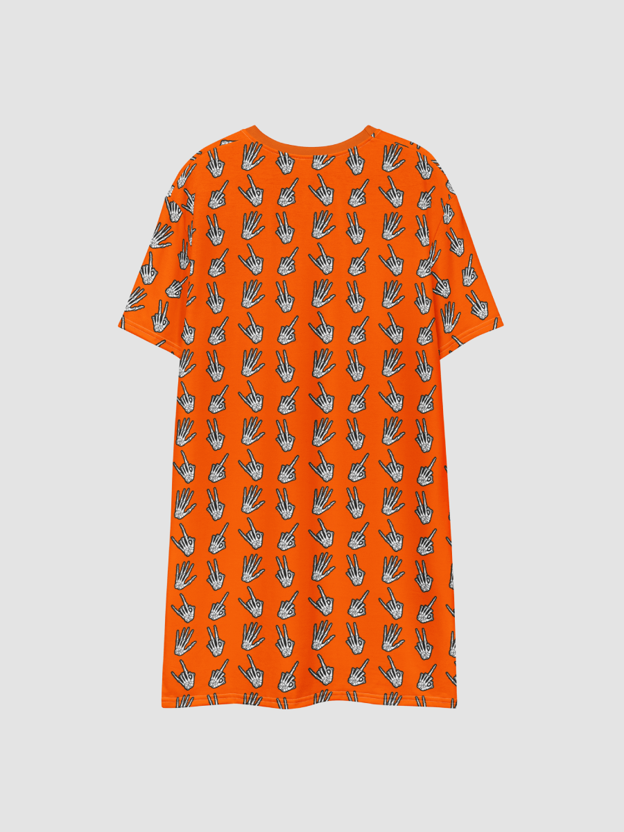 Bone Zone pattern t-shirt dress product image (5)