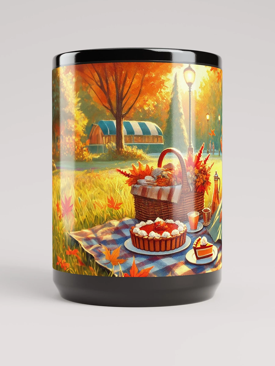 Autumn Picnic - Black Mug 15 oz product image (5)