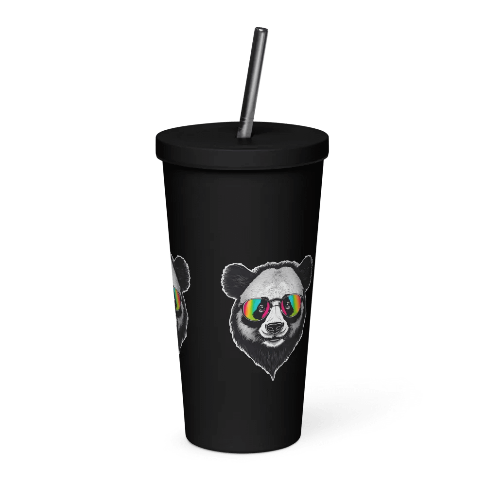 Rainbow Shades Panda Insulated Tumbler product image (3)