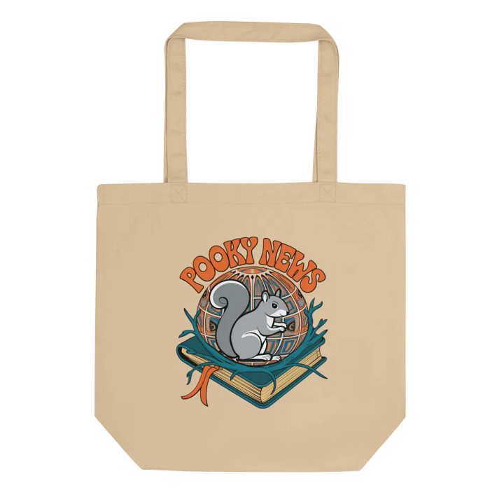 Pooky News Eco-Friendly Tote Bag product image (1)