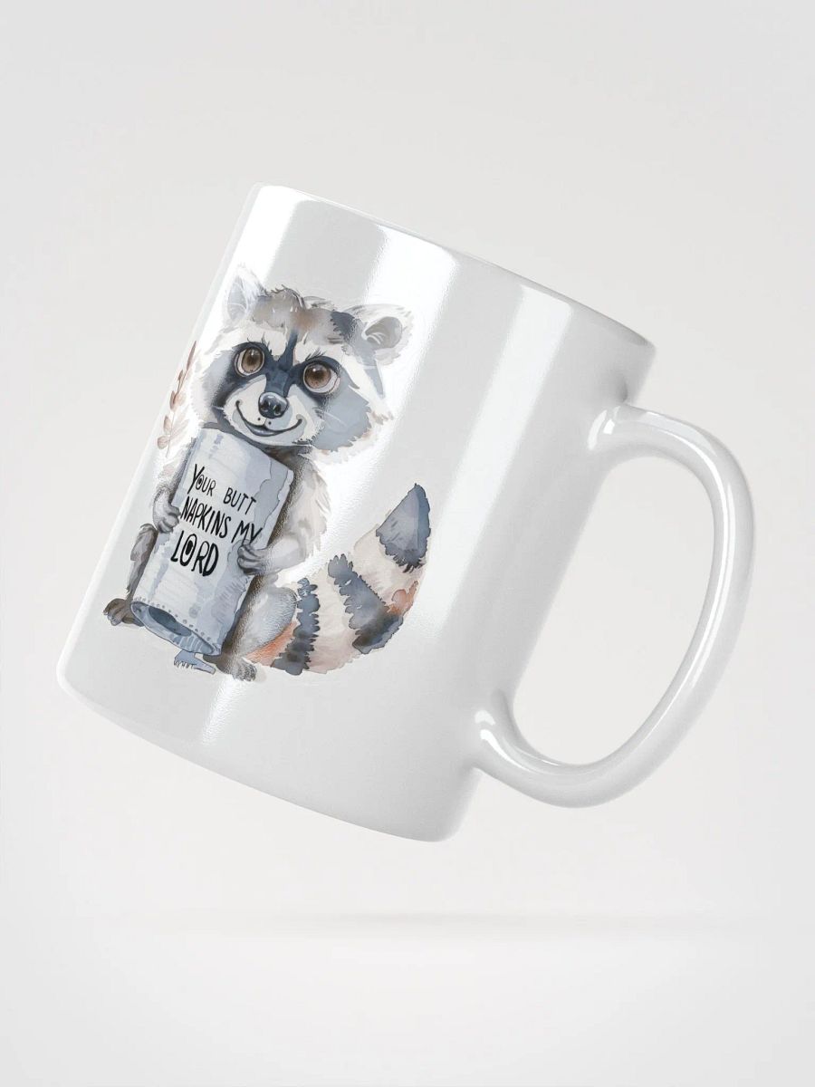 Playful Raccoon Butt Napkins Mug product image (12)