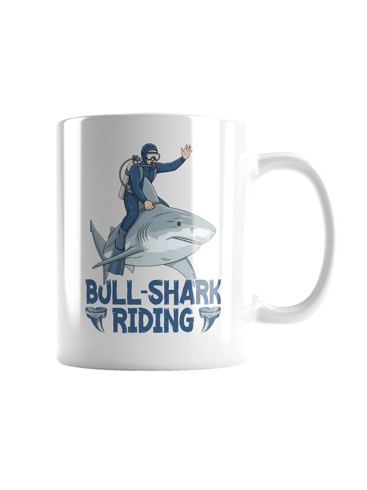 Bull Shark Riding Mug product image (4)