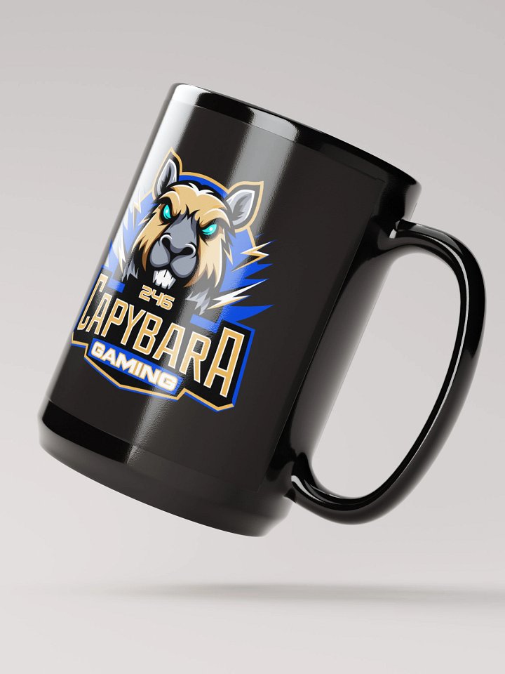 Capybara 246 Gaming Black Glossy Mug product image (2)