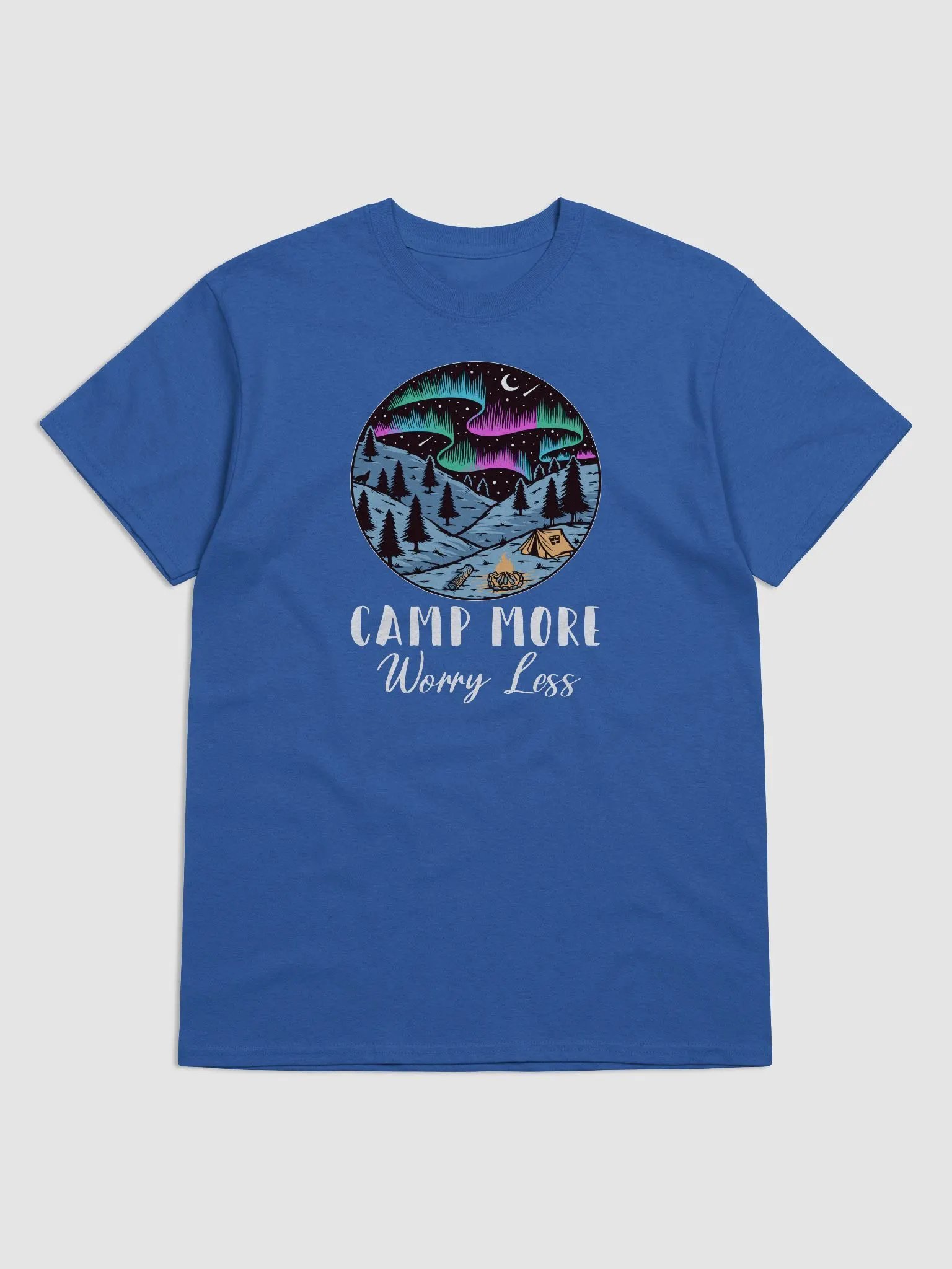 Camp More Worry Less T-shirt product image (1)