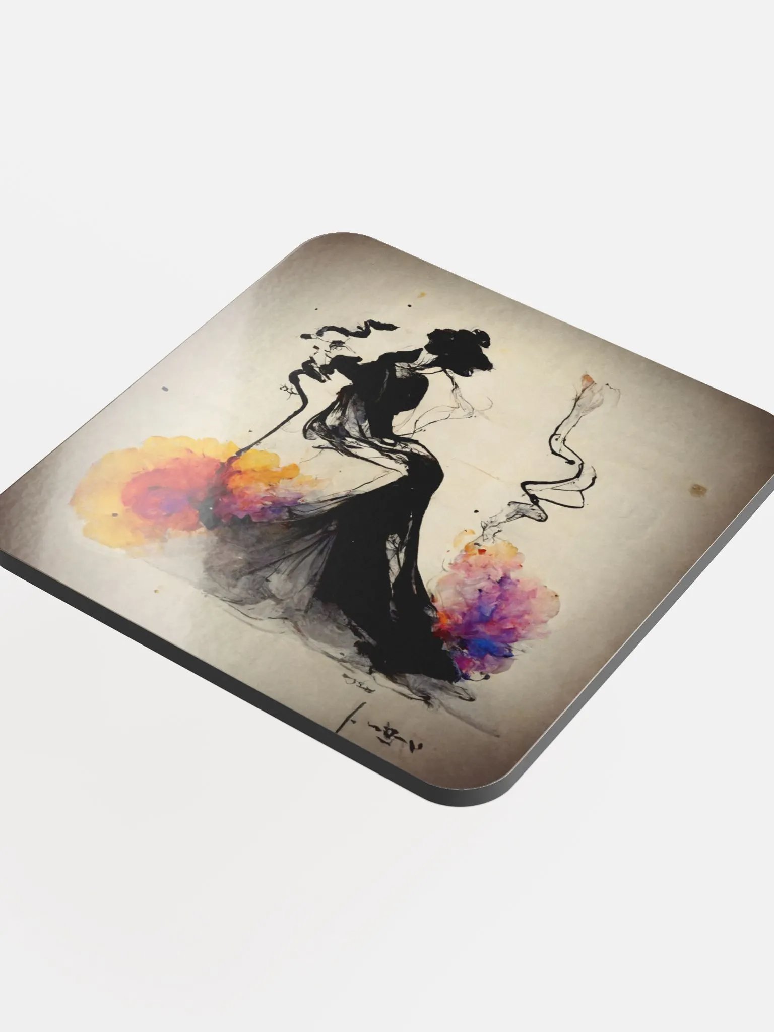Smoke & Color Cork Coaster product image (4)