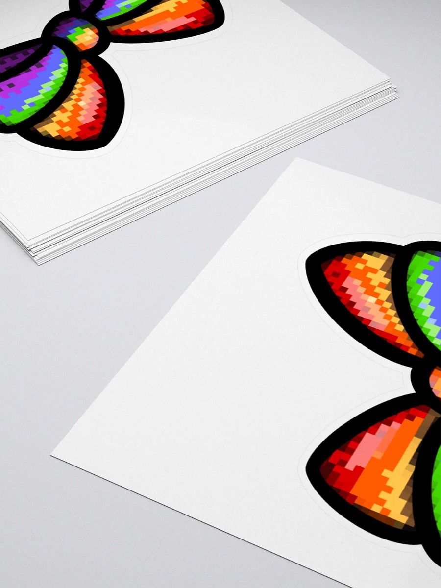 Pixel Pride Bow Sticker product image (10)
