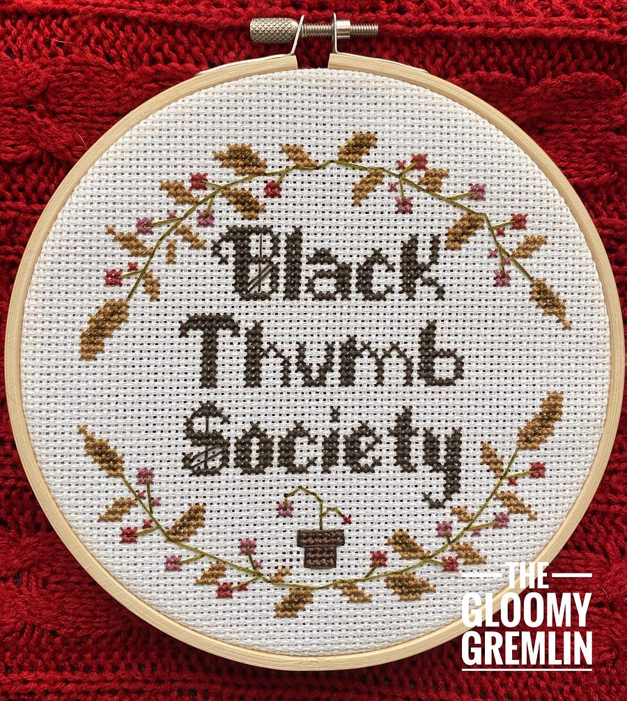 Black Thumb Society - Cross Stitch Pattern product image (2)