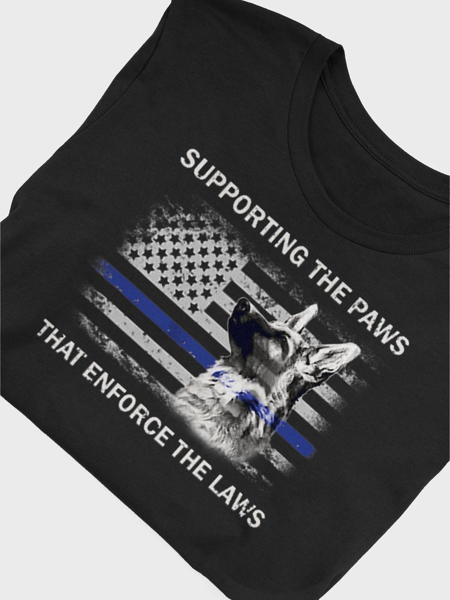 Supporting the Paws That Enforce The Laws - Adult T-Shirt product image (5)