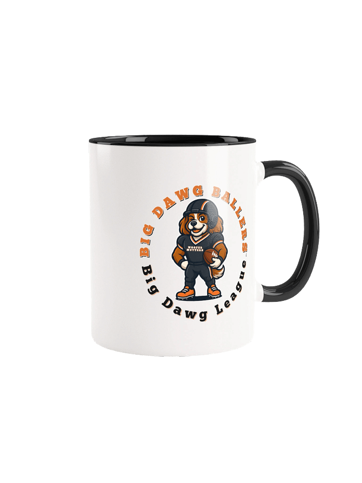 WooferMutter™ Ballers Be Ballin Football Mug - Cavalier King Charles Spaniel product image (1)