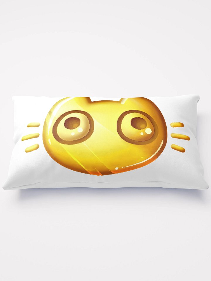 Long Cushion - Gold Cat Face product image (2)