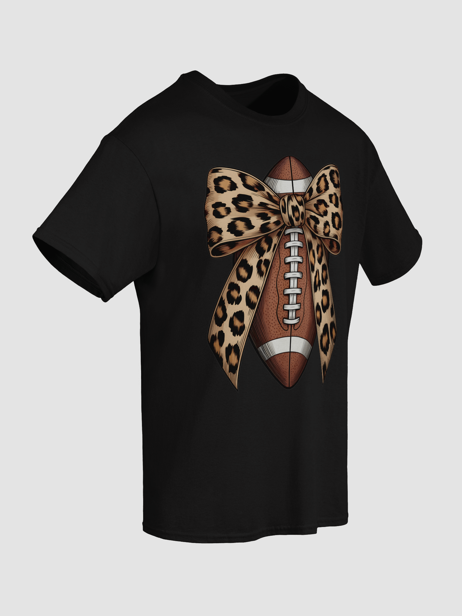 Leopard Print Bow Football product image (57)