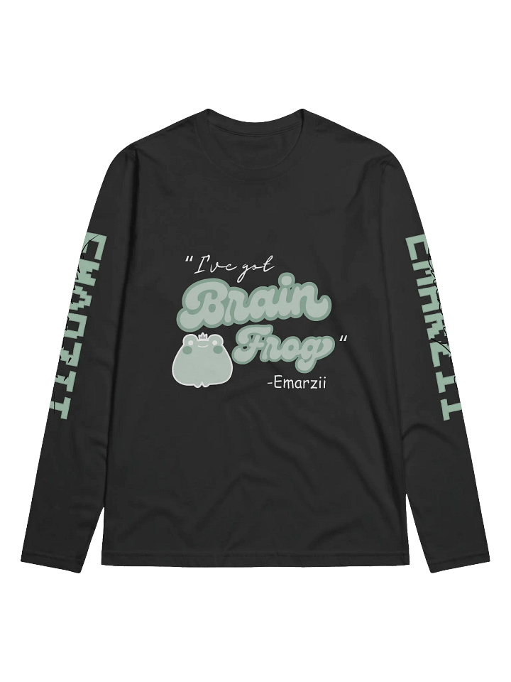 Black BrainFrog Long Sleeve Tee product image (1)