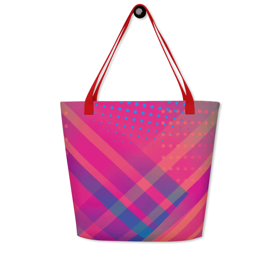 Vibrant Geometry All-Over Tote bag for trendy moms colleagues product image (4)