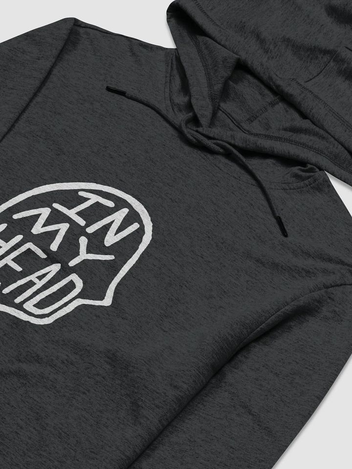 In My Head (white design) printed lightweight hoodie product image (1)