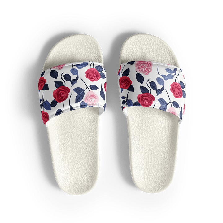 Roses All Day Women's Slides product image (1)