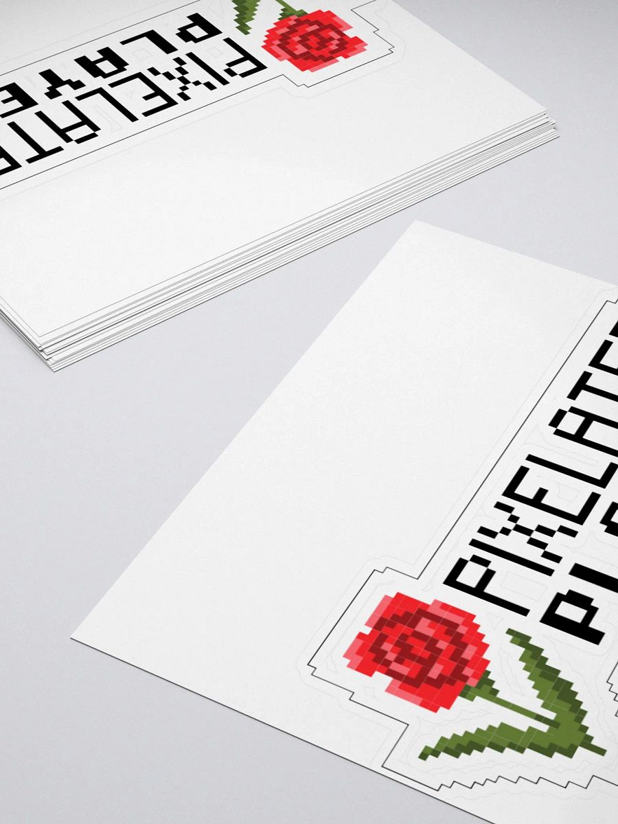 Pixelated Players Kiss Cut Stickers product image (11)