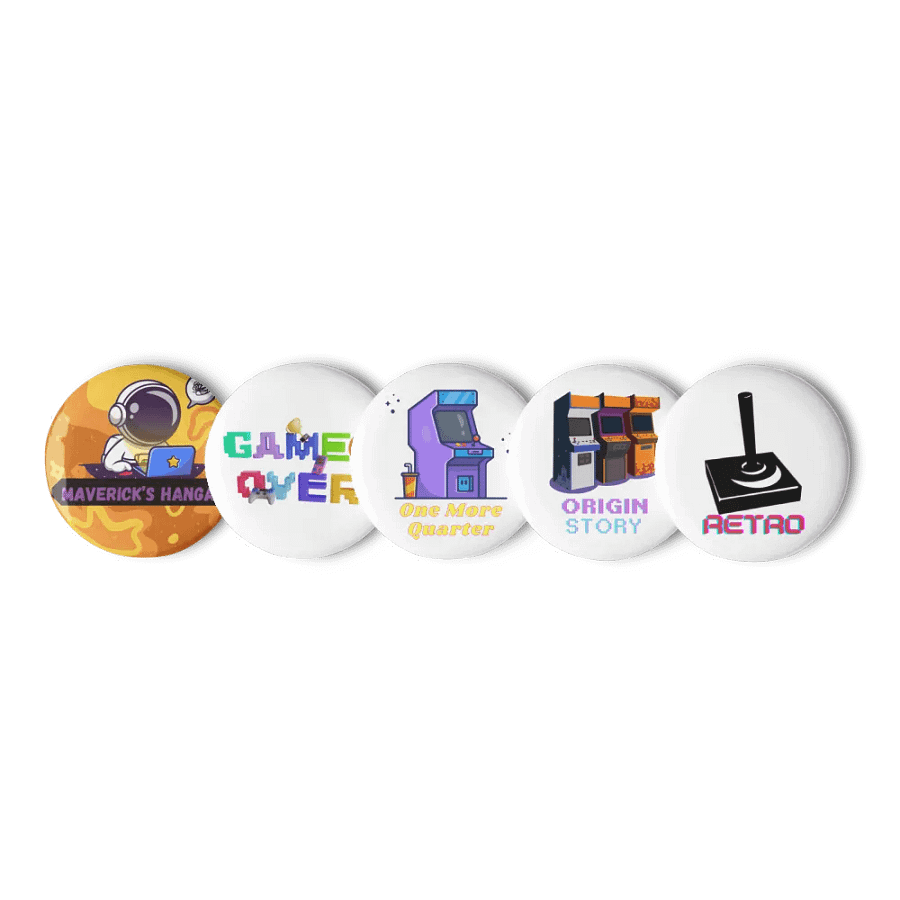 Retro Gaming Pin Set product image (3)
