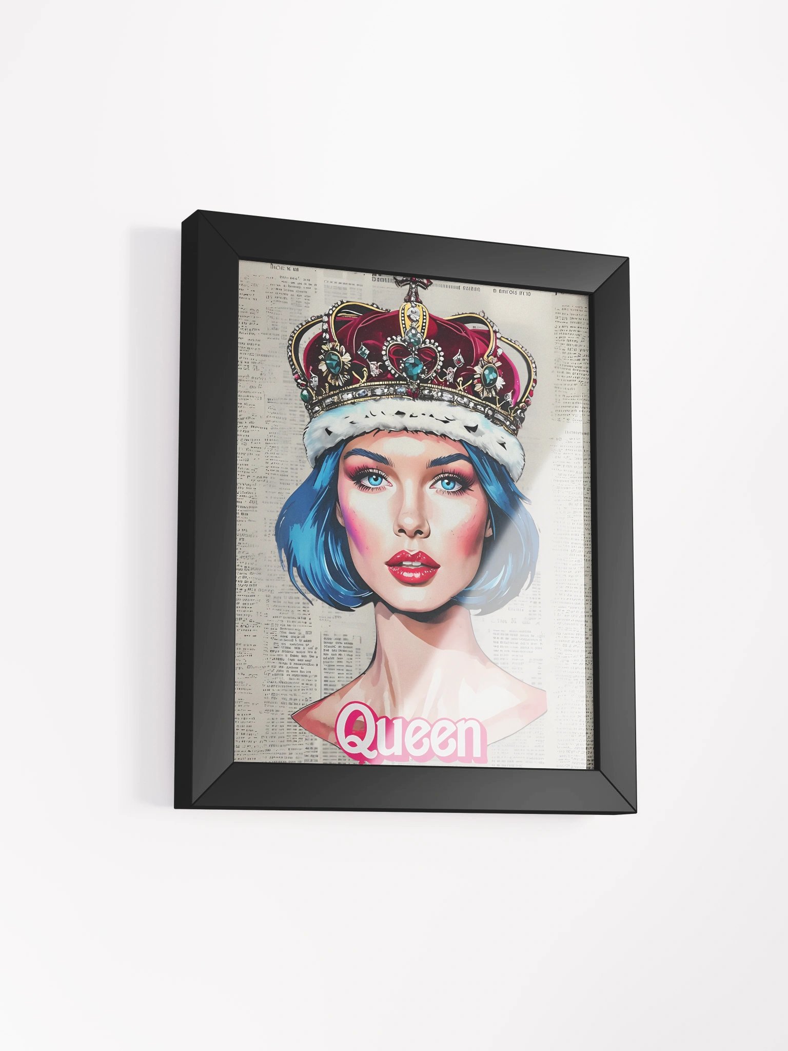 Regal Blue Crown Queen Poster product image (3)