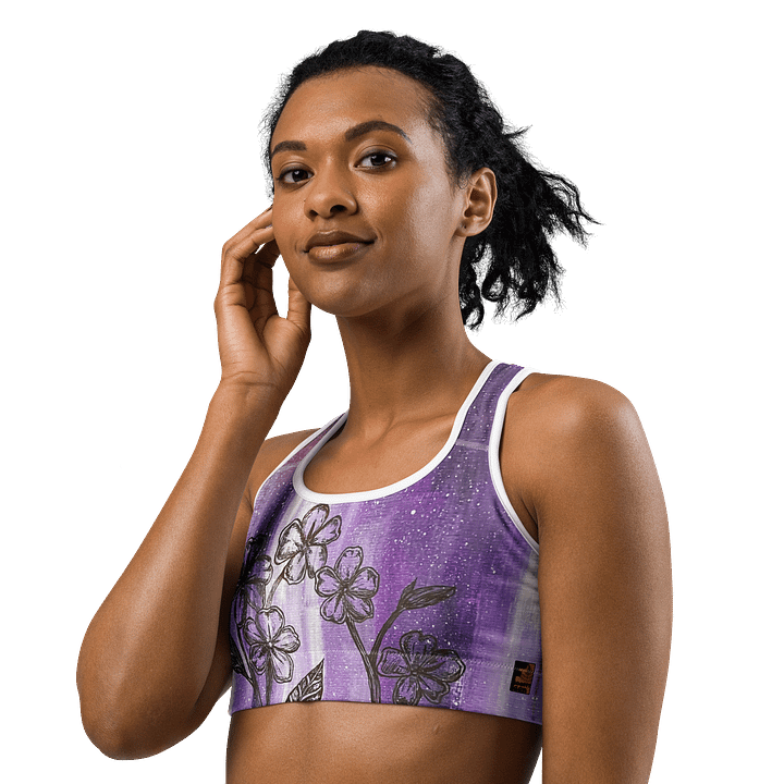 "Forget-Me-Nots" Sports Bra product image (2)