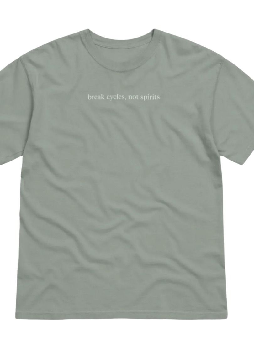 Break Cycles Not Spirits Tee product image (1)