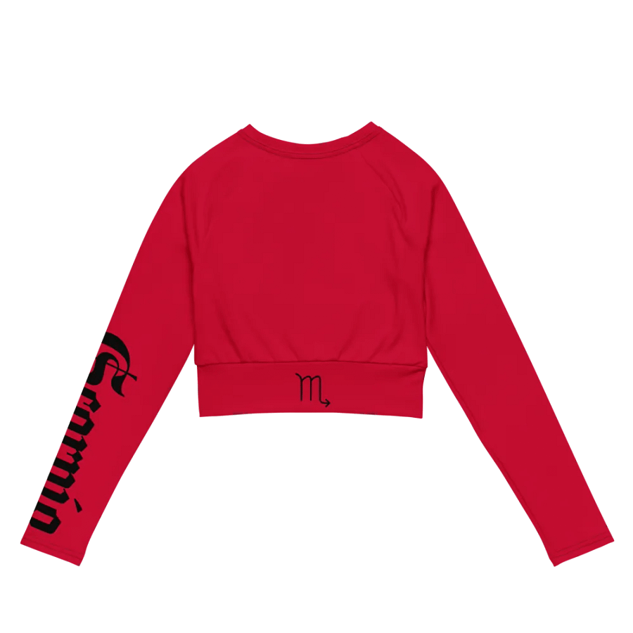Red Scorpio Recycled Crop Top product image (7)
