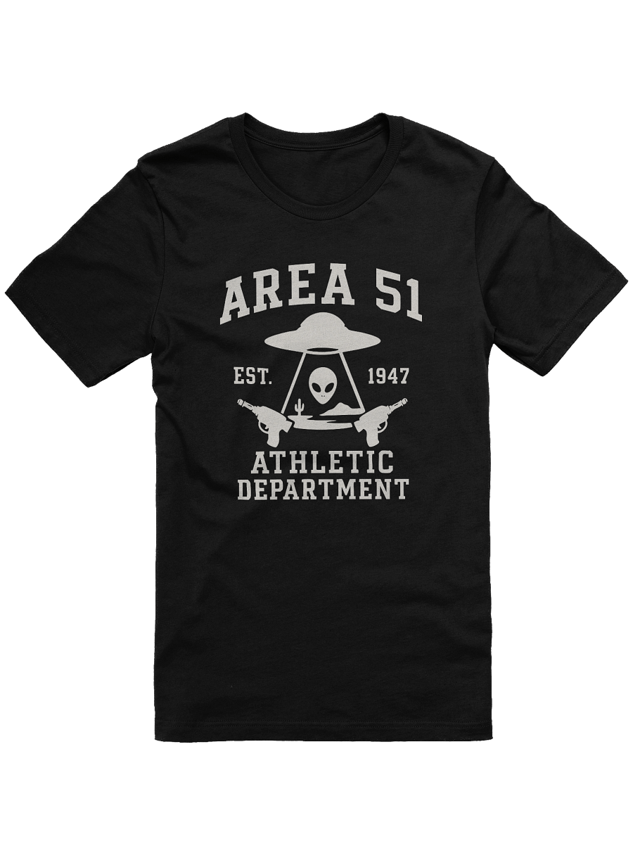 Area 51 T-Shirt Alt – Alien UFO Roswell Tee | X-Files Athletic Department Parody product image (1)