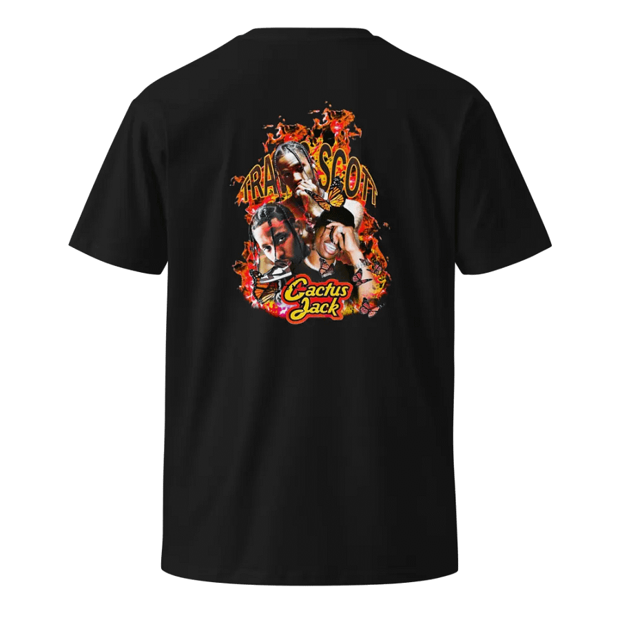 Cactus Jack Flames Unisex Tee product image (11)