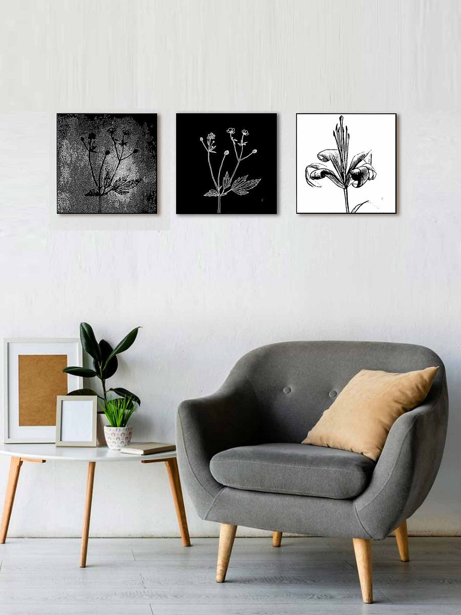 Botanical Reverie Canvas Prints - Wild Flowers Dark product image (6)