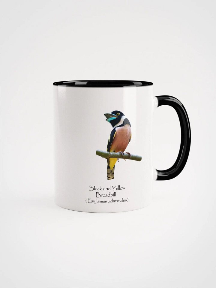 Black and Yellow Broadbill mug product image (3)
