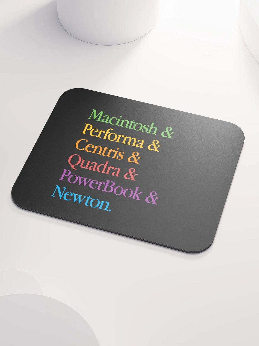 1993 Lineup Black Mouse Pad product image (3)