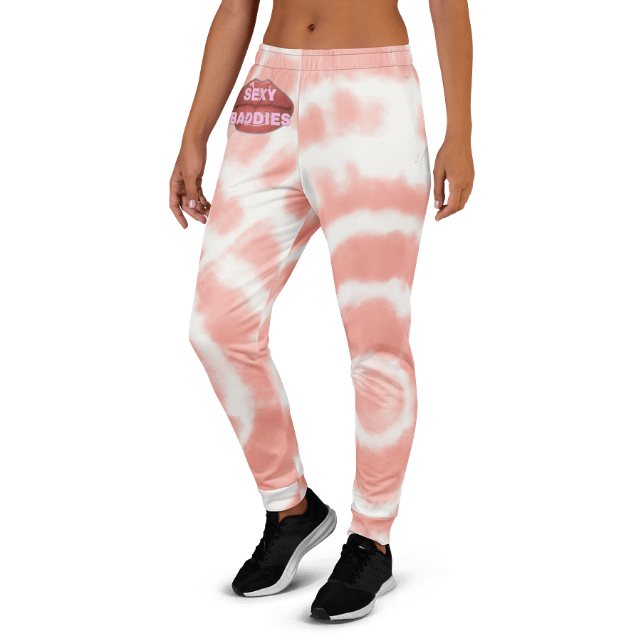 Glossy SexyBaddies Lips Tie-Dye Lips Women's Joggers Circle Tie Dye 3 product image (3)
