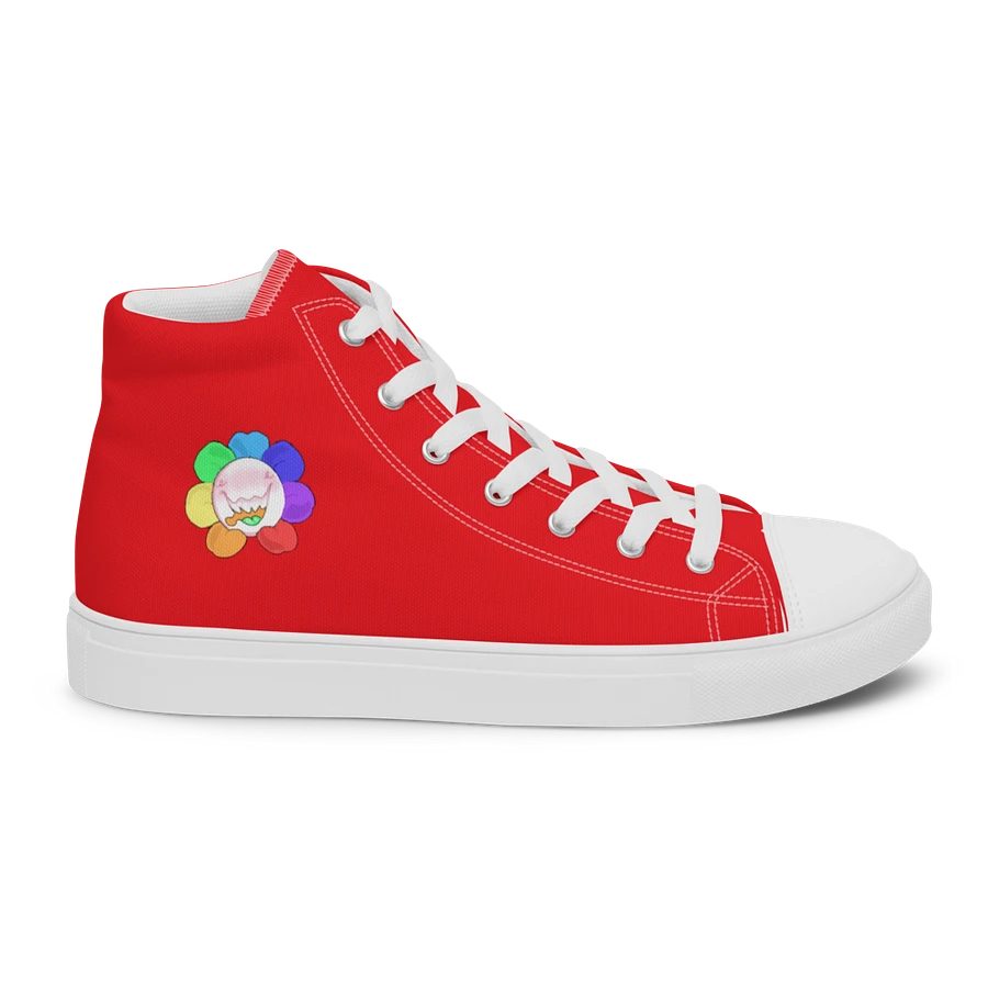 Red and White Flower Sneakers product image (29)