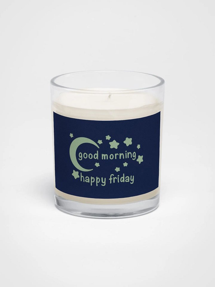 "Good Morning Happy Friday" Soy Wax Candle product image (1)