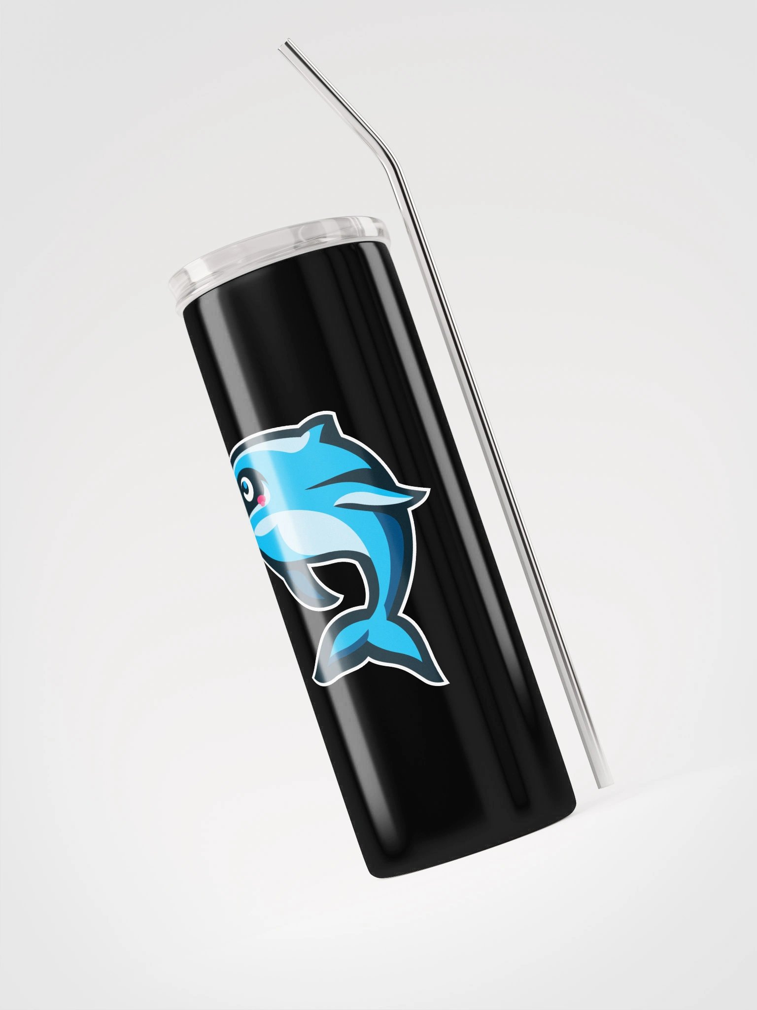Playful Dolphin Stainless Steel Tumbler product image (5)