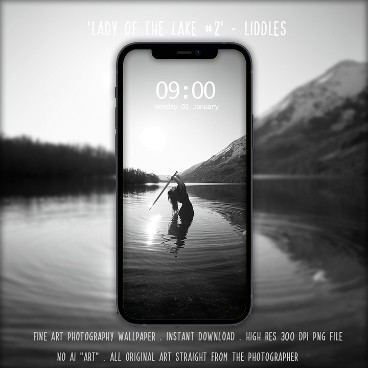 Lady of the lake #2 by Liddles phone wallpaper product image (1)