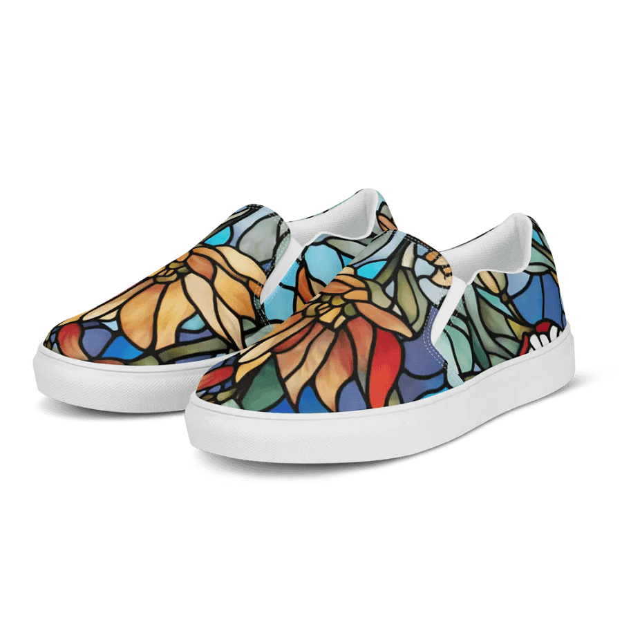 Floral Stained Glass Slip-Ons product image (5)
