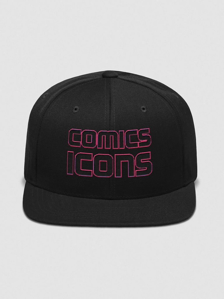 Iconic Black/Pink Logo Snapback Cap product image (1)