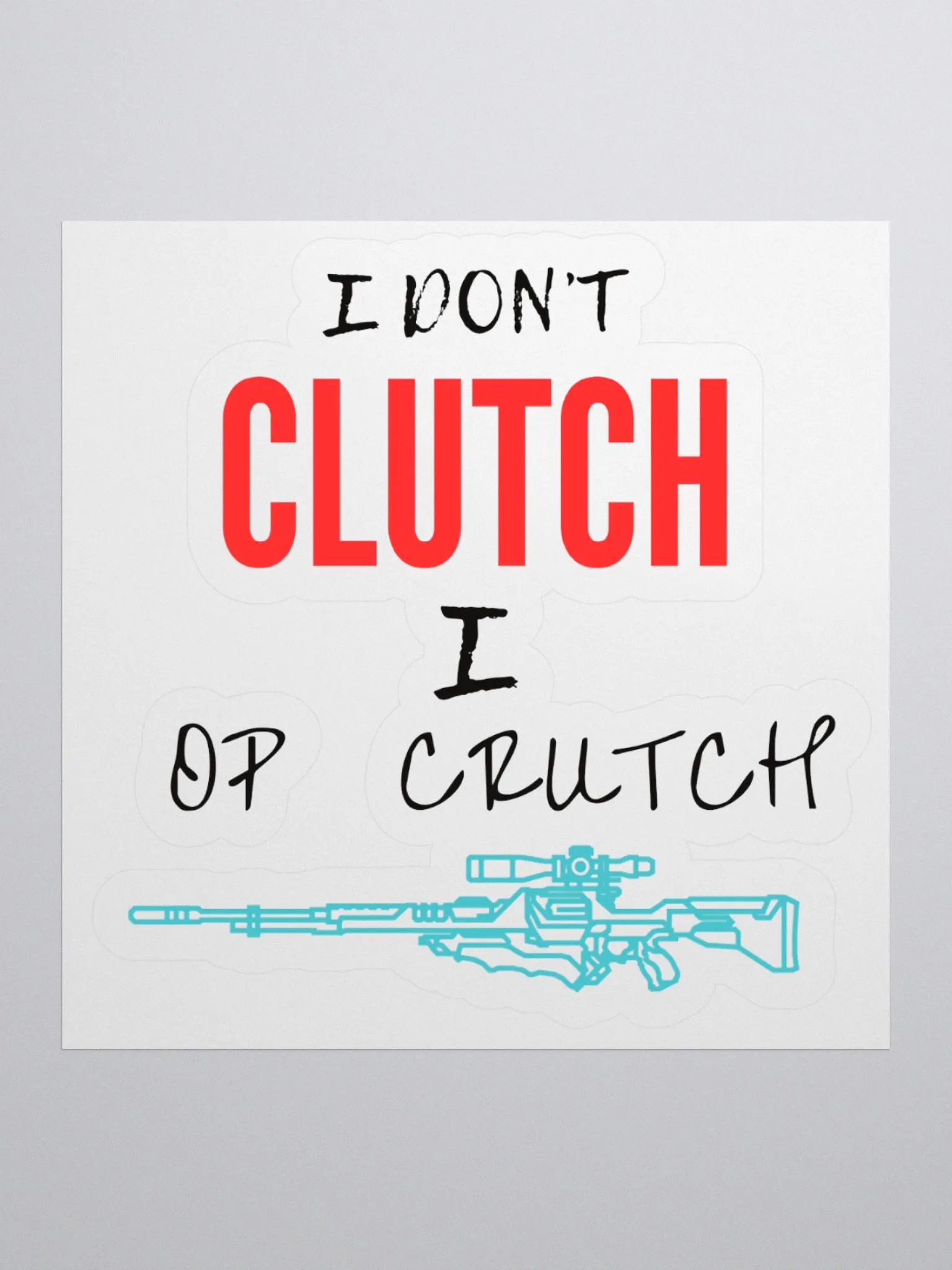 Op Crutch Sticker product image (1)
