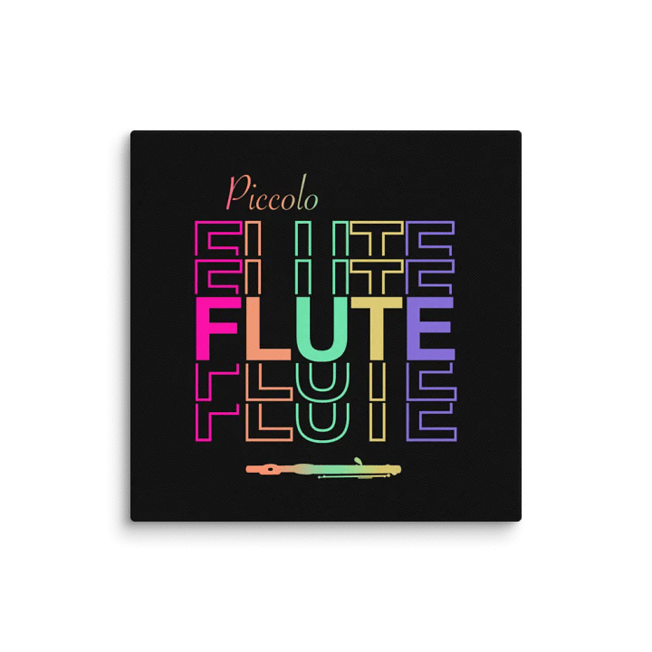 Symmetrical Flute Graphic Canvas - Piccolo product image (1)