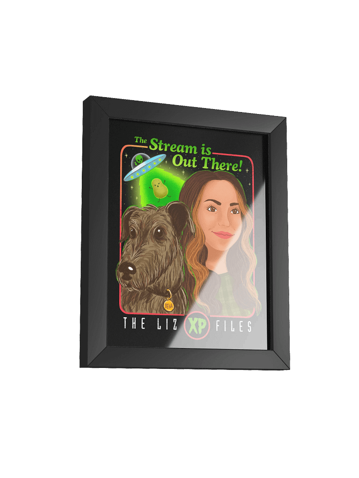 The Liz XP Files Framed Poster (Full Logo) product image (18)
