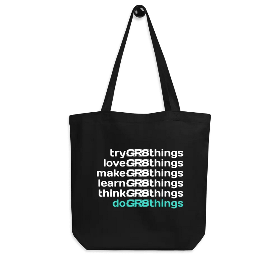 "doGR8things" Organic Tote Bag product image (9)