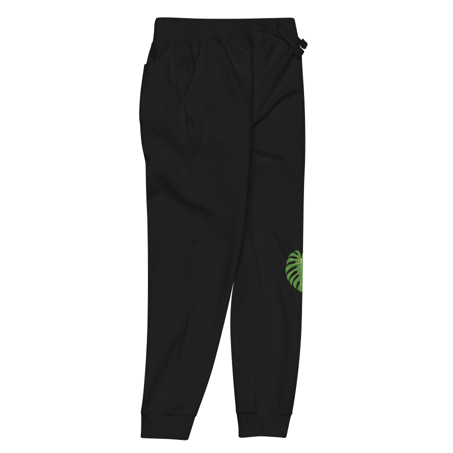 Monstera Leaf Unisex Fleece Joggers product image (7)