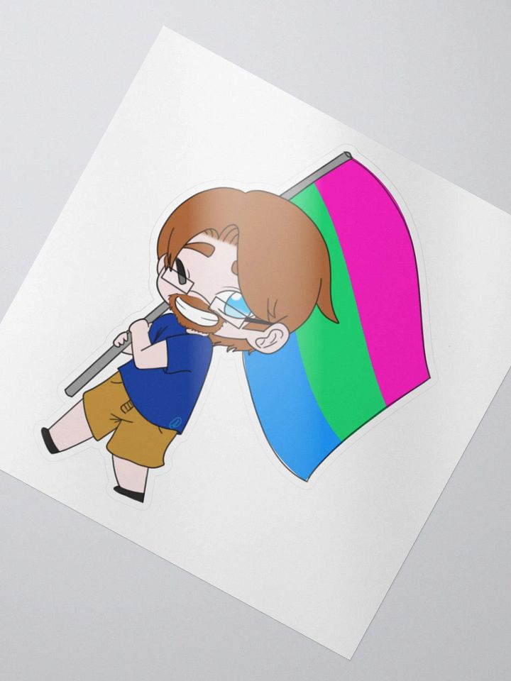 Shemp Polysexual Sticker! product image (2)