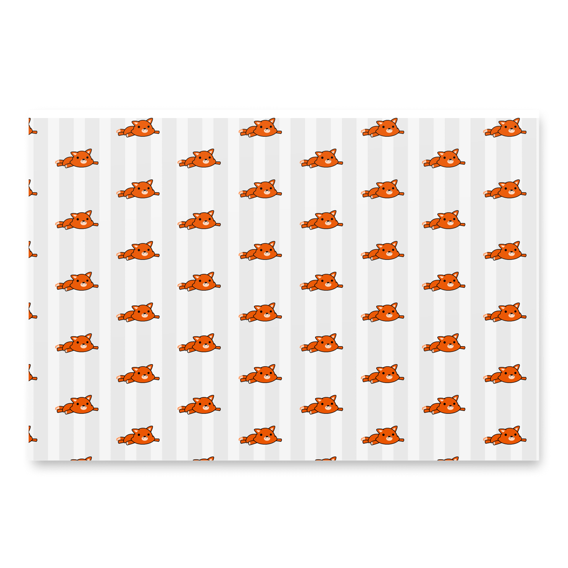 Fox Theme Matte Wrapping Paper Set product image (2)
